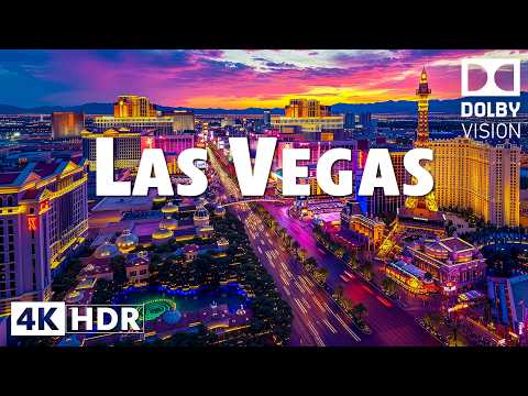 [4K] LAS VEGAS – City of Lights in the Desert | Deep House Chill