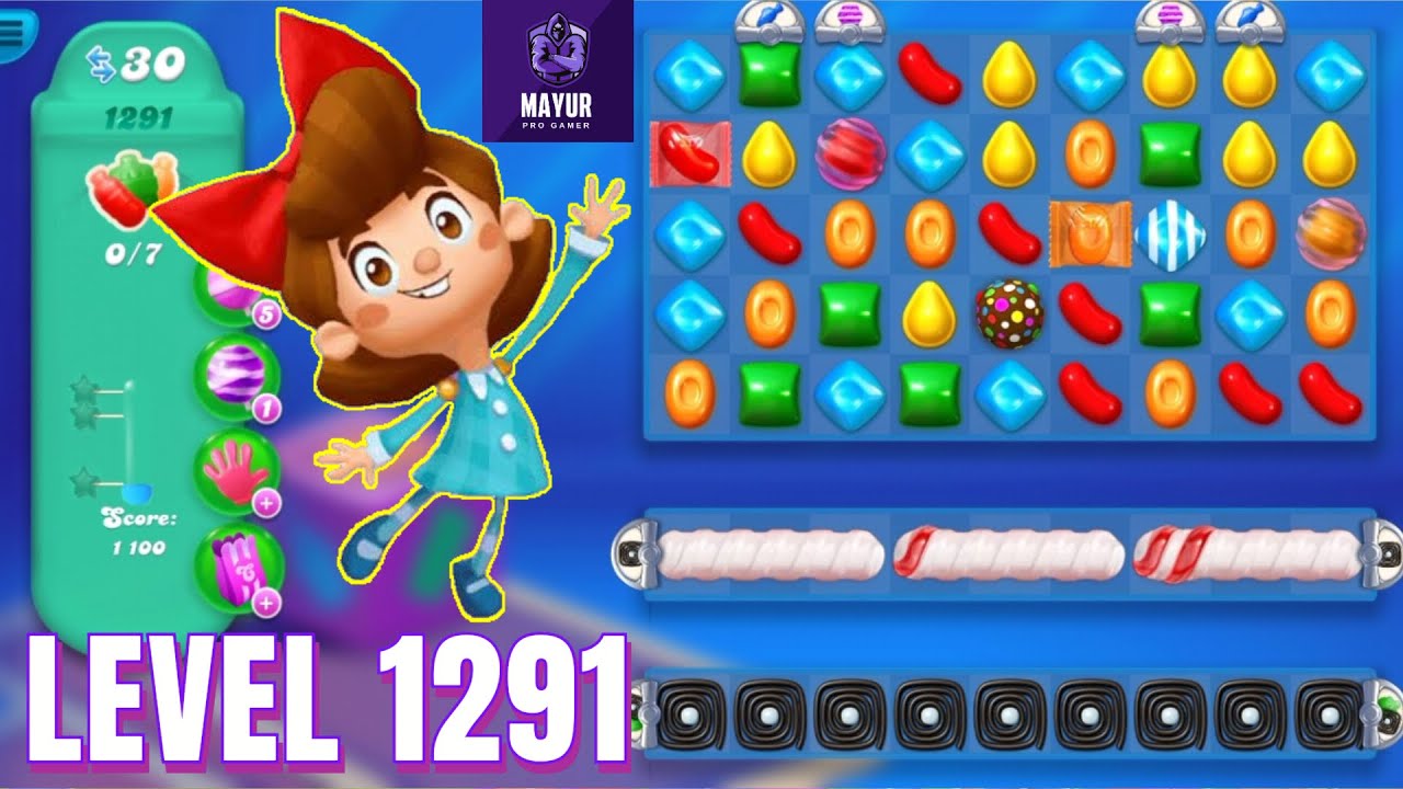 Candy Crush Soda Saga Level 1291 3 Stars 🌟🌟🌟 YouTube