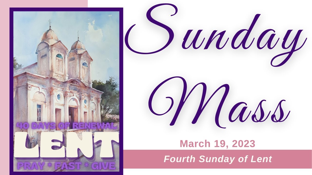 Sunday Mass March 19, 2023 YouTube