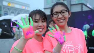 Hatten Neon Run 2015 Event Structure Building