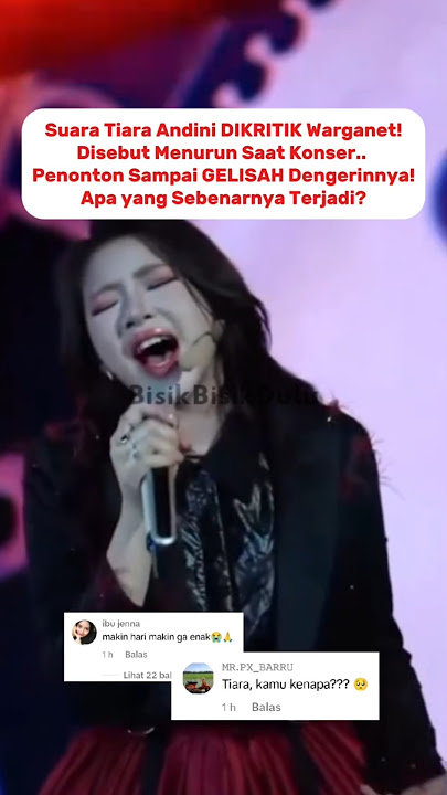 Kualitas Suara Tiara Andini Dikritik Warganet! #viral #trending