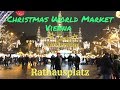 FRIST REACTION TO THE CHRISTMAS WORLD MARKET , IN FRONT OF CITY HALL VIENNA