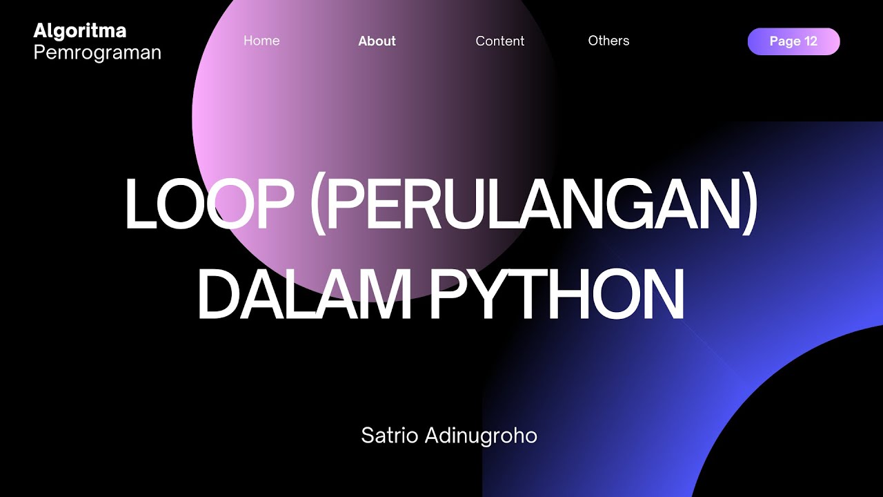 LOOP (PERULANGAN) DALAM PYTHON DAN SCRATCH #algoritmapemrograman # ...