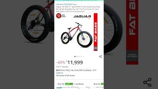 popular fat bikes in Jaguar frame under 15000