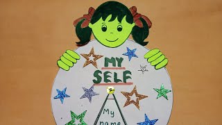 tlm, English tlm, tlm for primary school, english project, my self prop, tlm for english