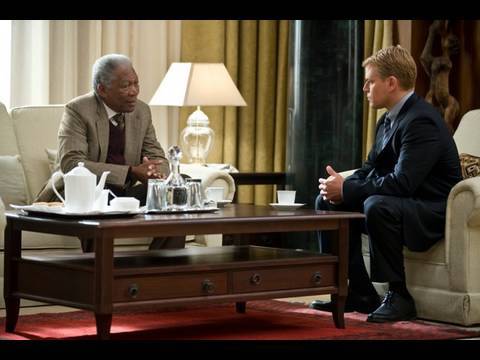 Invictus - Matt Damon and Morgan Freeman on Monday...