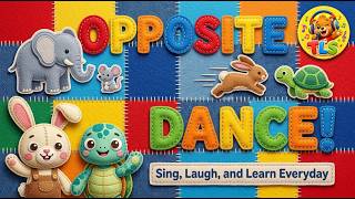 Opposite Dance Song! 🐘🐭 Fun Nursery Rhyme for Kids | Learn Big & Small, Fast & Slow |  TLS screenshot 3