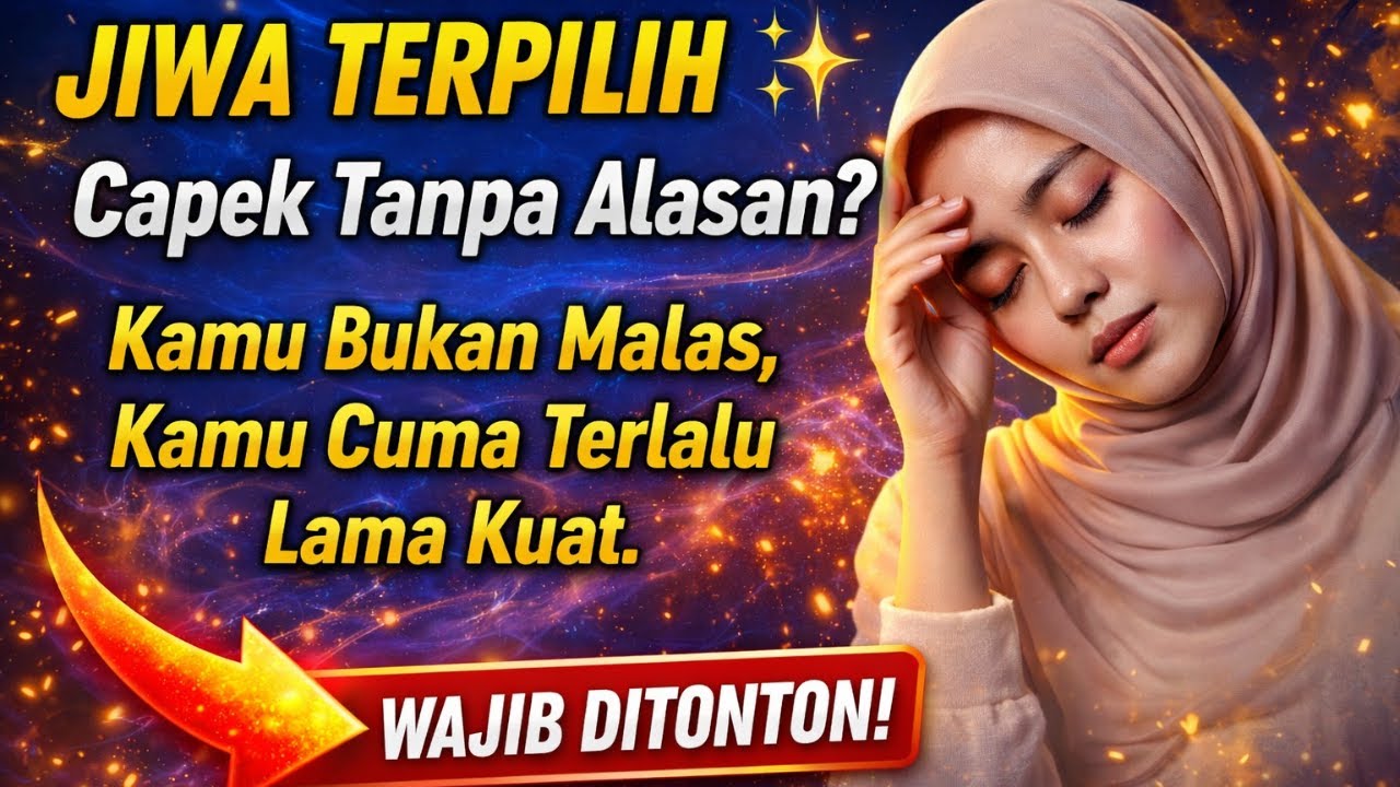 JIWA TERPILIH ✨ Capek Tanpa Alasan? Kamu Bukan Malas, Kamu Cuma Terlalu Lama Kuat.