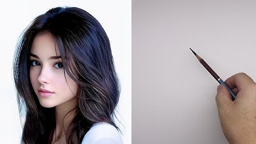How to draw face with these Technique |  Easy Portrait Drawing Tutorial