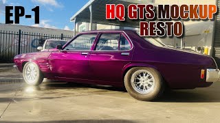 HQ GTS MOCK UP RESTO  Lower Rear Quarter Rare Spares Replacment