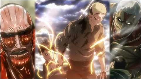 Reiner and Bertholdt Transformation Music - Shingeki no kyojin Season 2