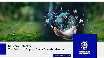 WEBINAR: Net Zero Unlocked - The Future of Supply Chain Decarbonisation