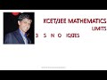 KCET JEE LIMITS 31 40