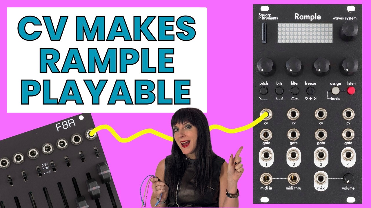 How CV Turns Squarp Rample Into a Performable Drum Machine