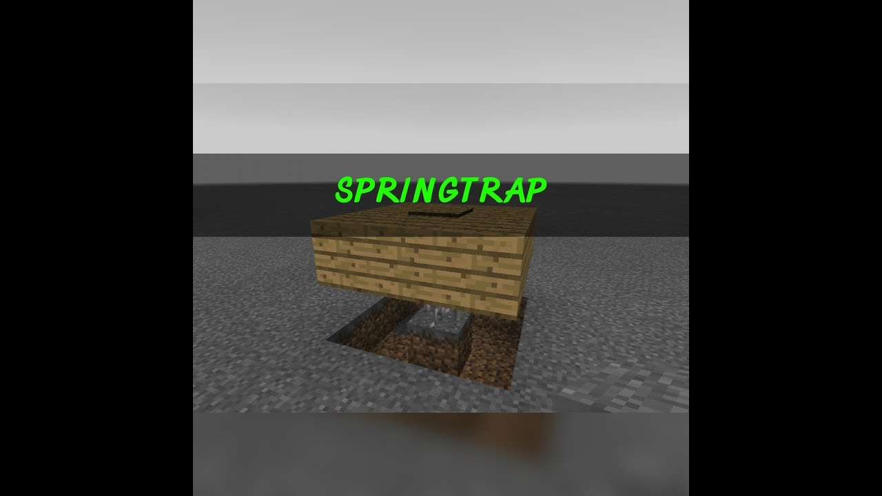 Working MineCraft Springtrap[How to make] - YouTube