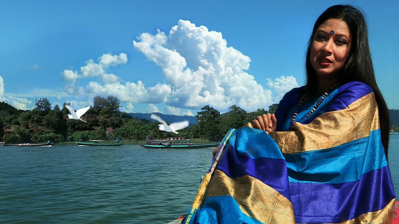 নীলাম্বরী শাড়ি পরা রাঙামাটির কাপ্তাই লেক || Beautiful Kaptai Lake in Bangladesh