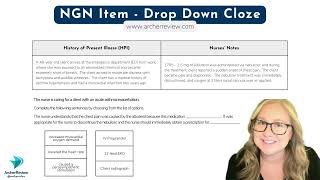 NGN Practice: Drop Down Cloze