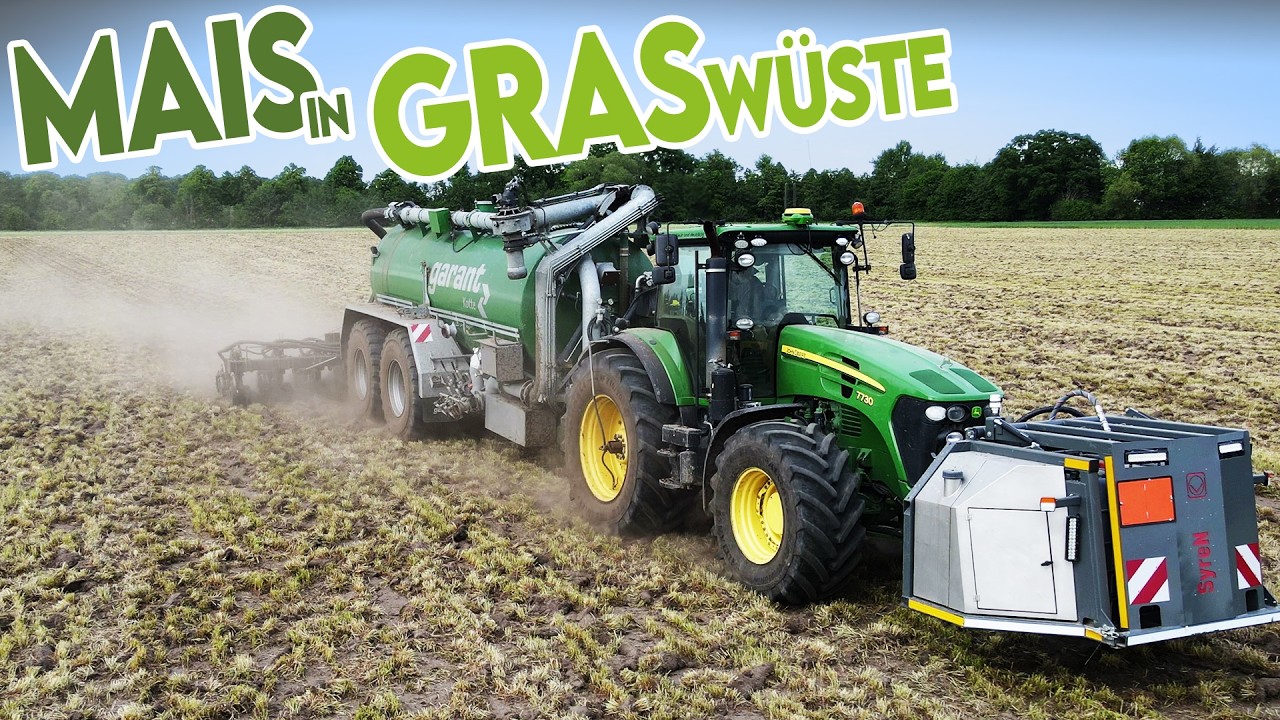🌽 Gras schälen + StripTill + Maislegen: So machen wir Feldgrasumbruch in 2025
