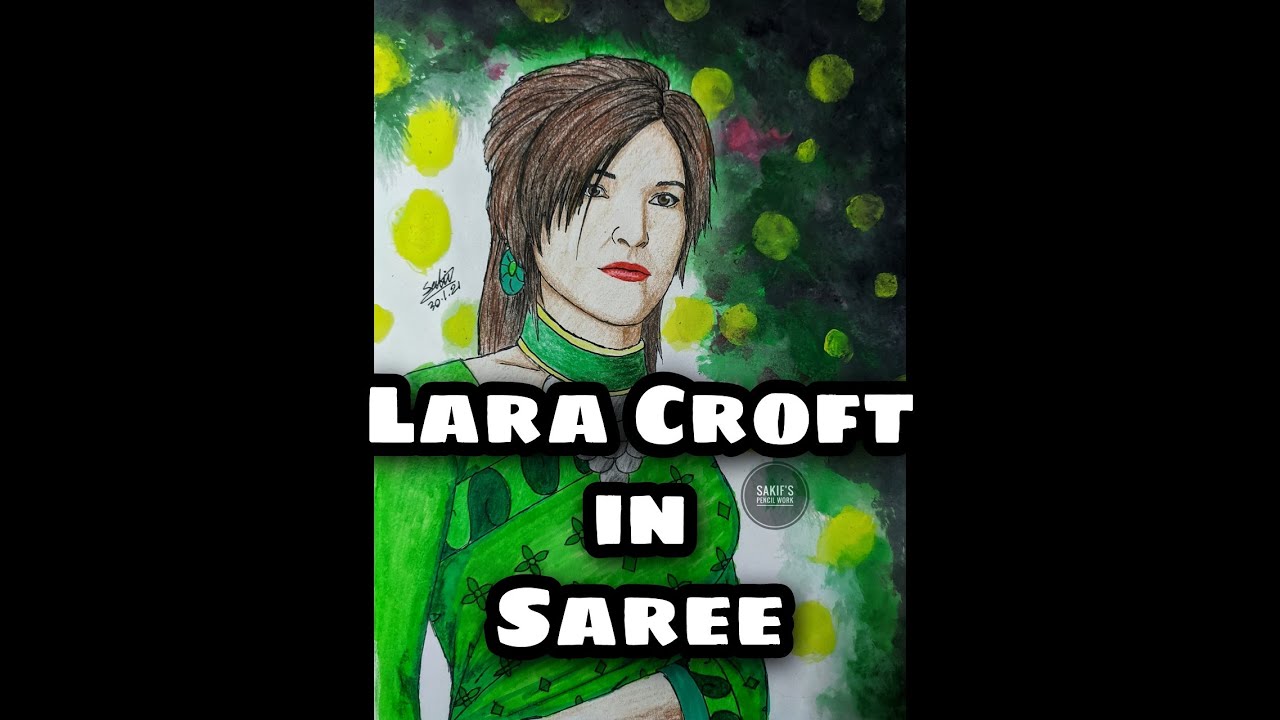 Lara Croft Fan Art | Lara Croft in Bangladeshi Style | Shadow of the Tomb Raider | Simon More - You