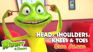 Head, Shoulders, Knees &amp; Toes - Ribbit &amp; Friends | #SingAlong #NurseryRhymes #HeadShouldersKneesToes