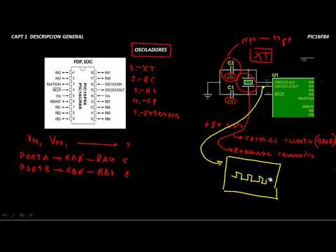 CURSO PIC16F84A OSCILADOR XT RC CAPT 1 PARTE 2