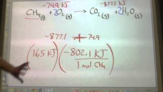 Enthalpy Problems (#5-8 on the worksheet)