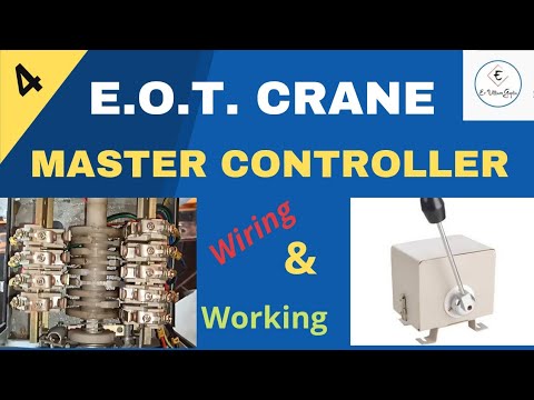 Master controller of EOT crane !! wiring & working #eotcrane #steelplant