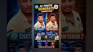 ChatGPT vs Gemini Banana 2 😱 1 Minute AI Photo Test | Kaun Hai Realistic? 🔥