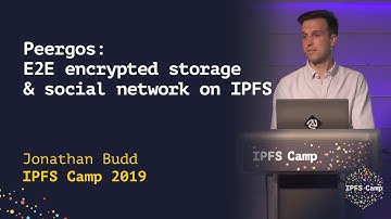 Peergos: E2E encrypted storage and social network on IPFS - Jonathan Budd