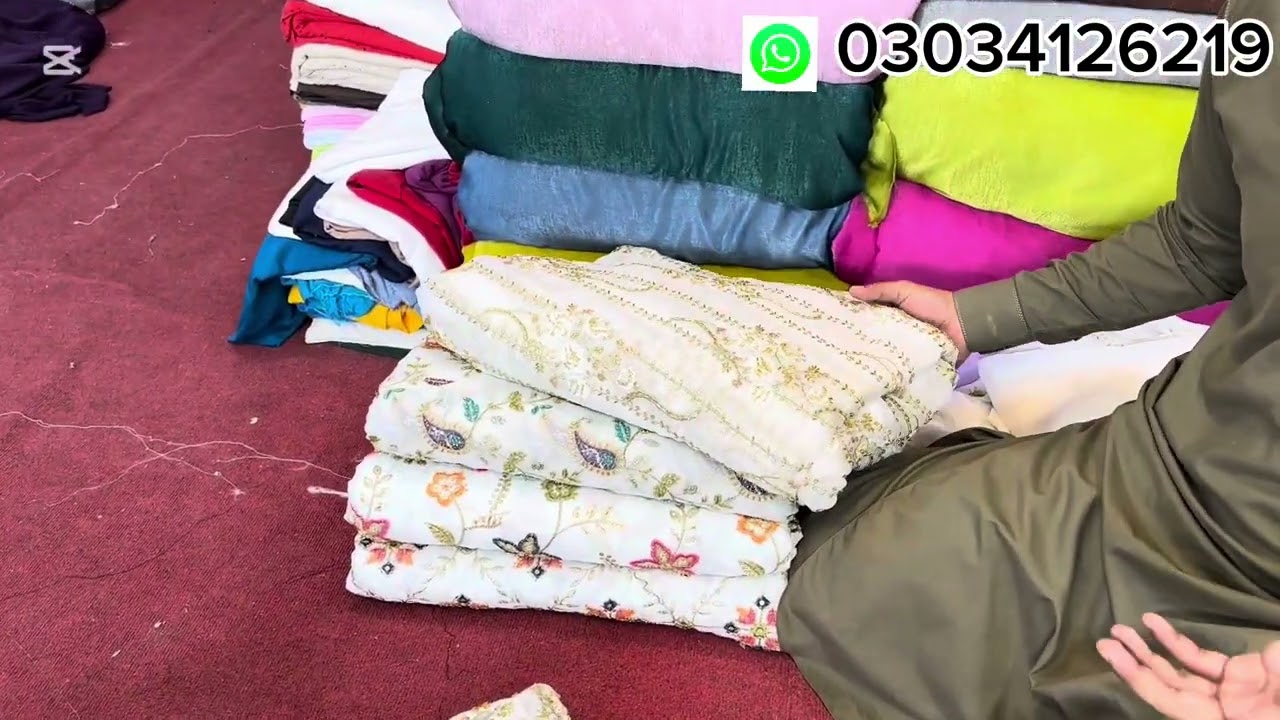 Chiffon brazza cut work and ￼￼tassel silk multi work new design for Oder 03034126219