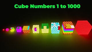Cube Numbers 1 To 1000 103 Minecraft Numberblocks