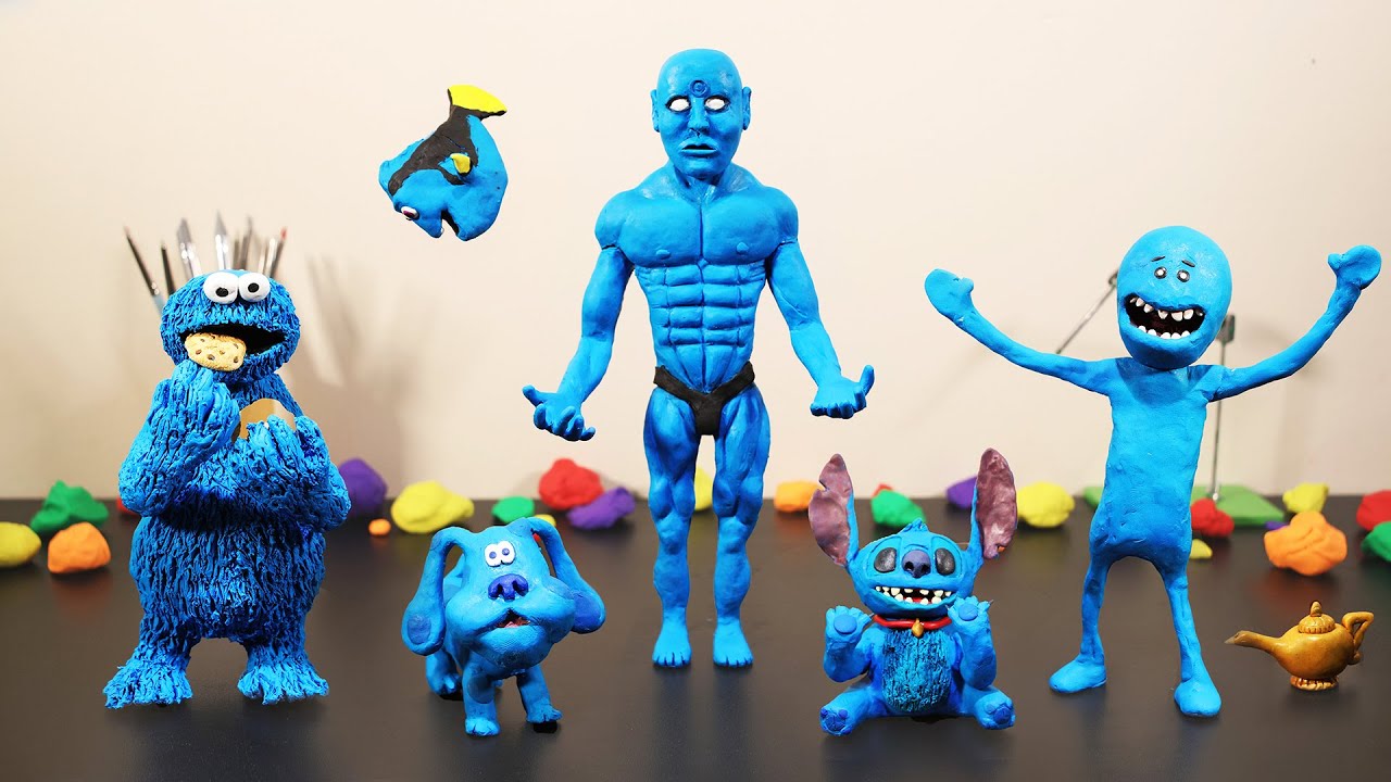 Claymation Tributes Celebrate Iconic Green and Blue Characters - Nerdist