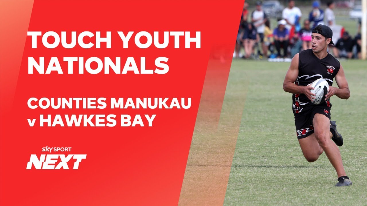 Counties Manukau v Hawkes Bay 18 Boys Youth Nationals Touch