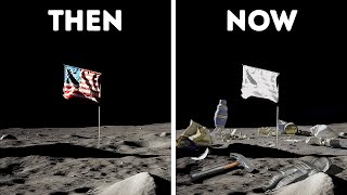 All Flags on the Moon Are Now Completely White But Why