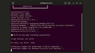 Drift AI installation and robot simulation tutorial screenshot 4