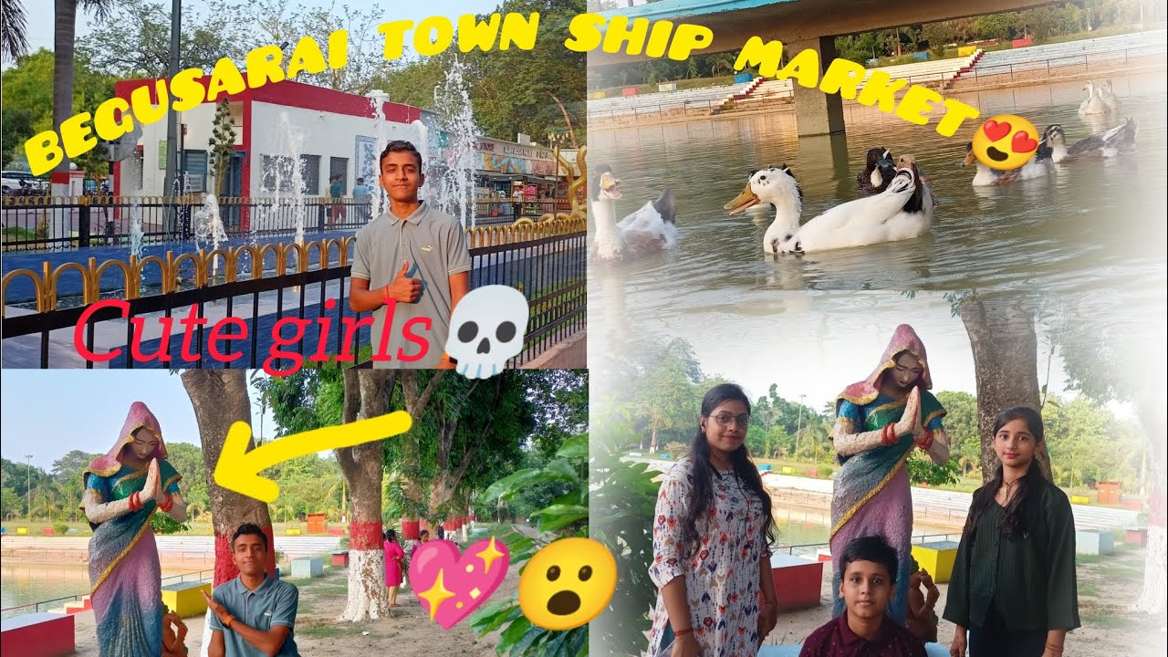 Bengusarai park me lovers😮😂 township market😍