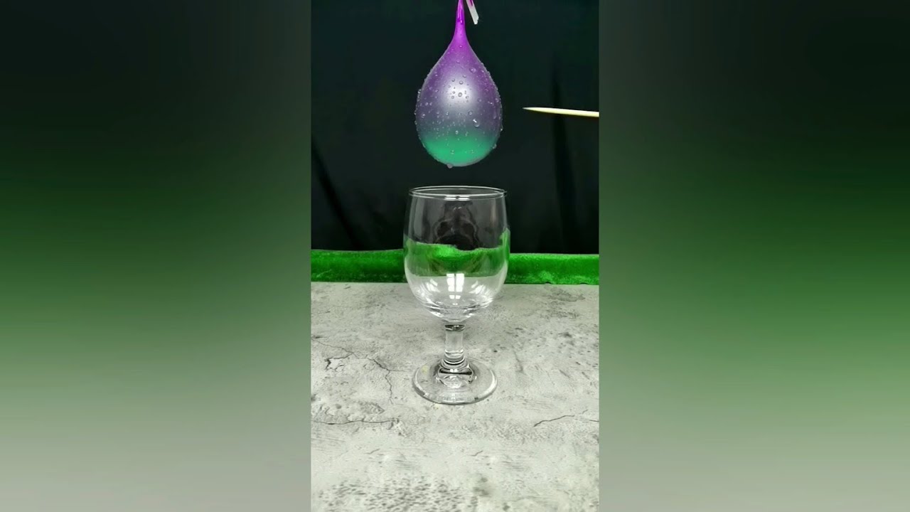 Water Balloon Pierced By A Dart In Slow Motion | Satisfying Moments Video 