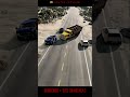 Moment before cooked BeamNG #beamng 56 Real highway car accident #car animation #car simulator