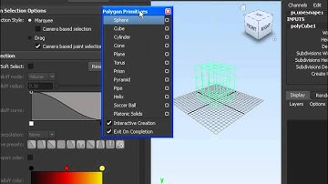 Autodesk Maya Poligonos Cuadro Opciones.mov