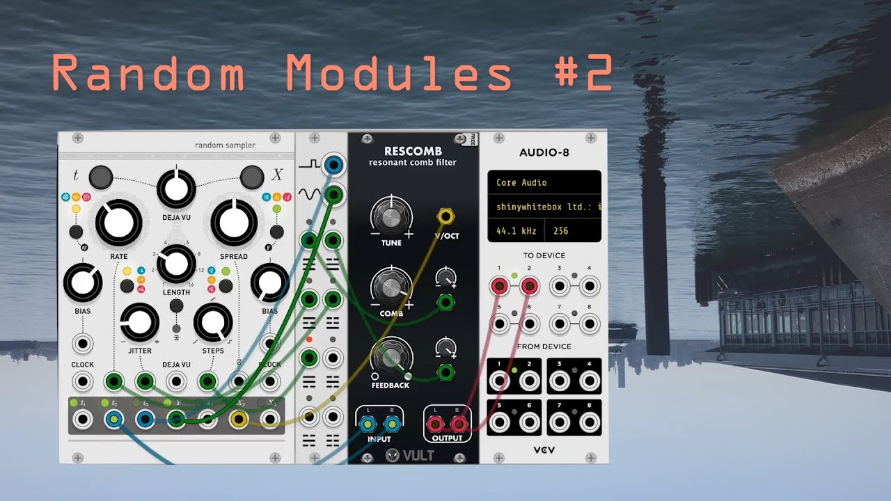 Игры модуль 6. Random Moduli. Squinkylabs Filt VCV.