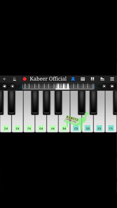 Chahun Main Ya Na | aashiqui 2 | Mobile Piano | Kabeer  | #Shorts #ShortsBeta