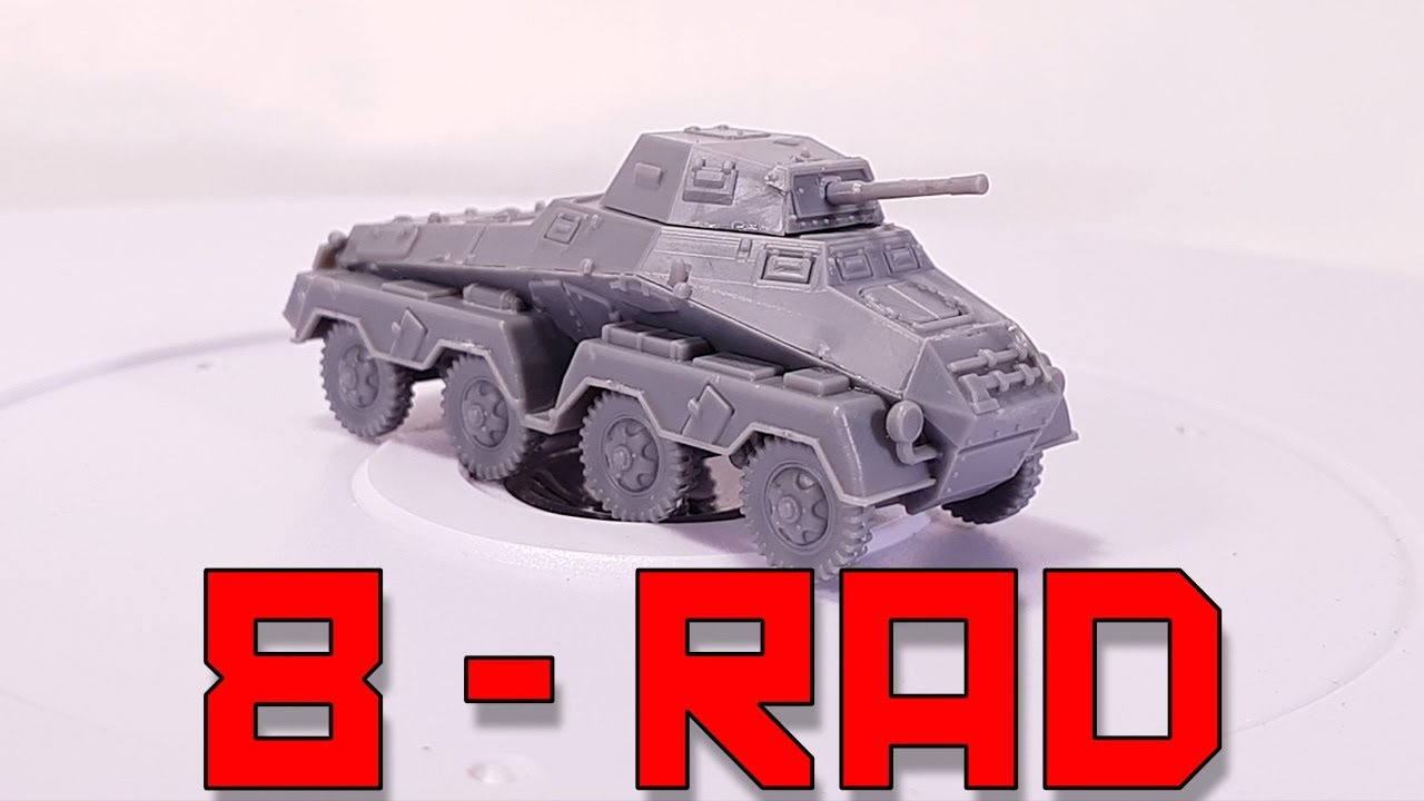 PSC SdKfz 231 8-rad Armoured Car - YouTube