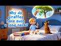 Why Do Giraffes Have Such Long Necks| Fun Animal Learning for Kids| Kids Videos| Leo &amp; Teo Know Why