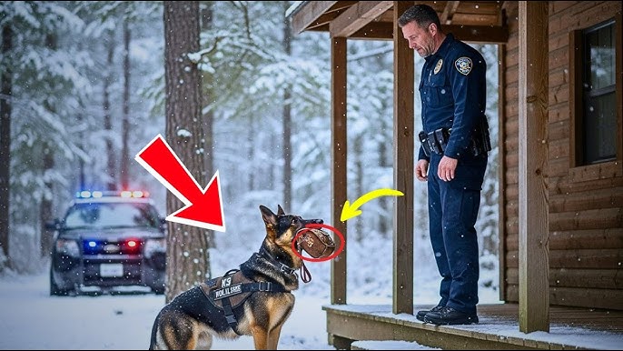 Officer Fed a Stray K9 Dog—The Next Day, He Returned Carrying Something  That Shocked the Entire Town