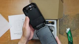 Raw Unboxing Gaurqiah Smart Key Lock Box, Bluetooth Lock Box with Fingerprint & Passcode & Access Ca