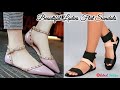 Latest 2022 Collection of flat Sandals for girls and women || Different Types Of Sandals 2022