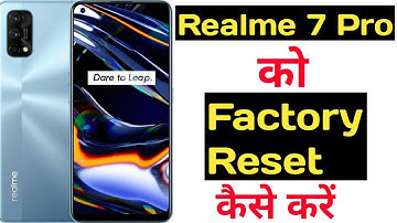 How to hard reset realme 7 pro || realme 7 pro ko factory reset kaise kare ||