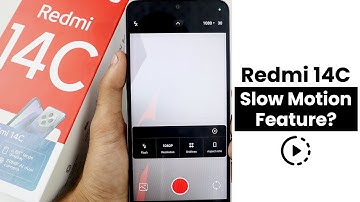 Does Redmi 14C Have Slow Motion Feature?