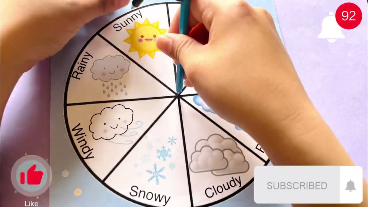 Weather Wheel Craft |DIY Easy to make for kids| - YouTube