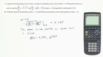 2022 AP Calculus BC Exam - Free Response Question 2